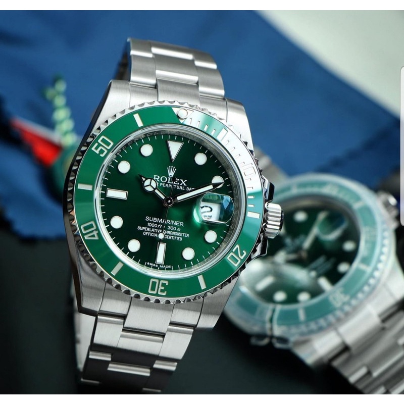 Jam Pria Rolex Submariner Hulk Automatic Swiss Mido Clone FullSet