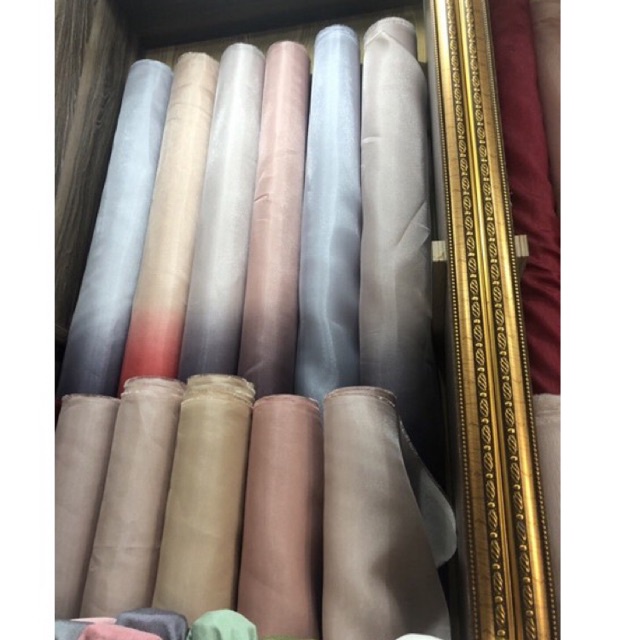 Jual Kain Organza Ombre Shopee Indonesia