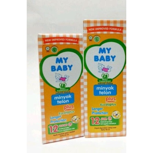 My baby minyak telon plus longer protection 60ml/90ml(12jam)