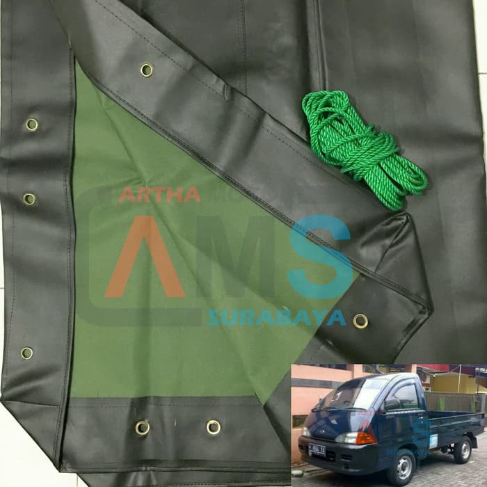 Terpal Bak Belakang Pick up Daihatsu Zebra 1.3 S90 & S91 + Tali Tampar