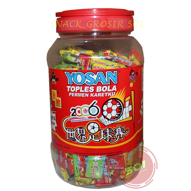 

Permen Karet Yosan Bubble Gum Toples 460g