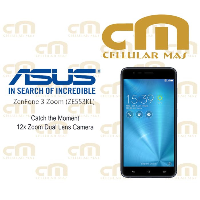 Asus Zenfone 3 Zoom ZE553KL RAM 4GB INTERNAL 64GB GARANSI RESMI ASUS