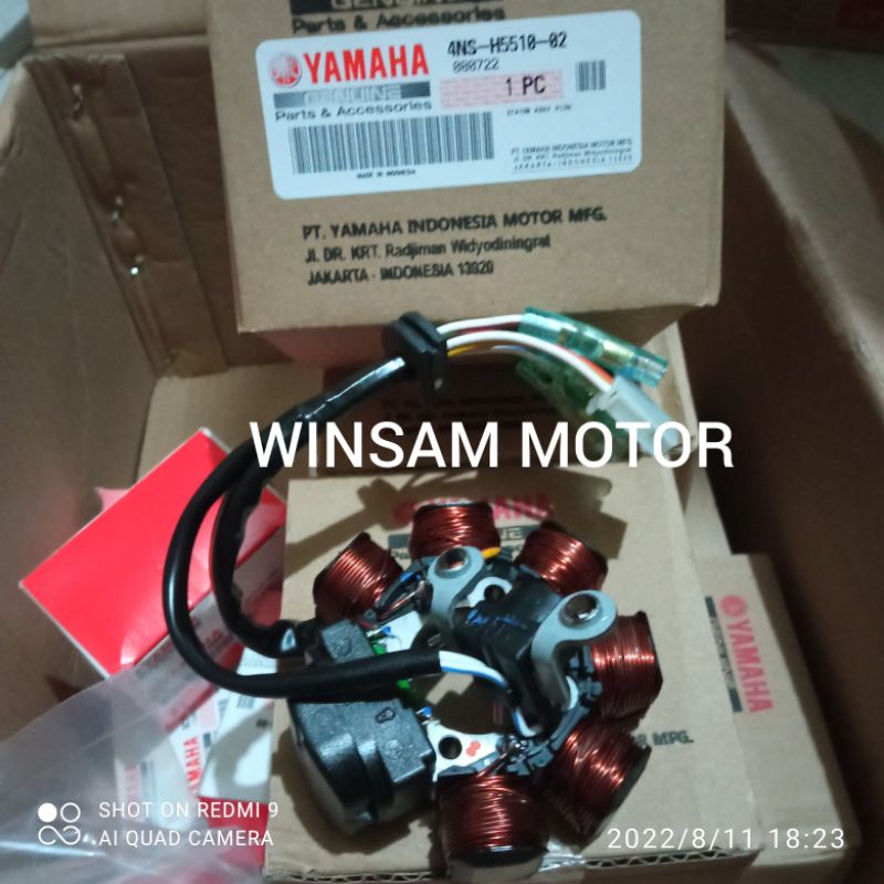 Spul stator assy Fizr 4NS asli 100% Original Yamaha Genuien Parts YGP