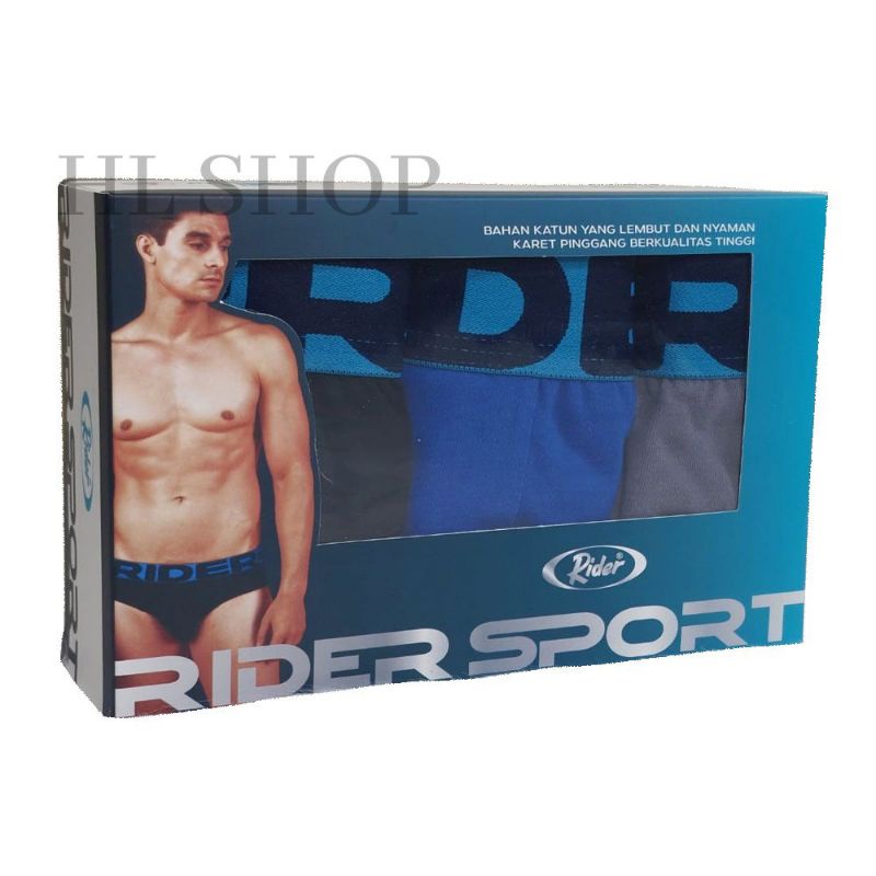 Celana Dalam Pria Rider Sport 762 B isi 3pcs