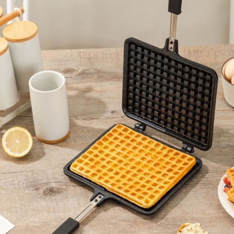 Cetakan kue Waffle Croffle Maker Anti Lengket belgia / Wafel pancake croffel belgian