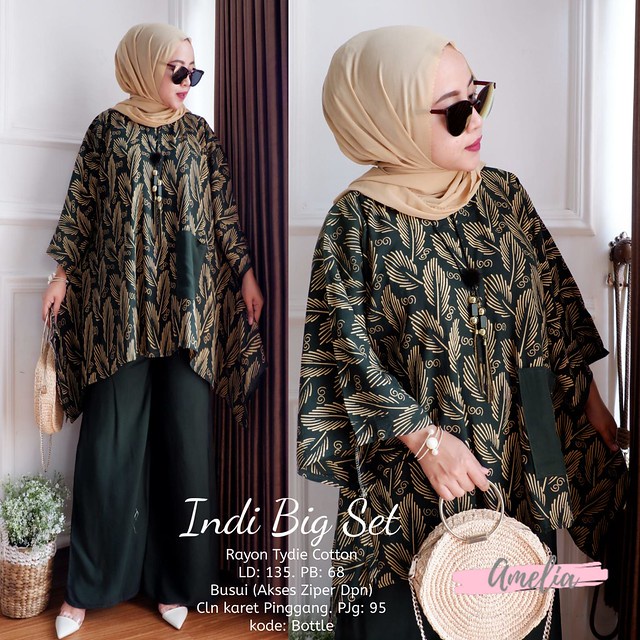Indi big set murah original by amelia