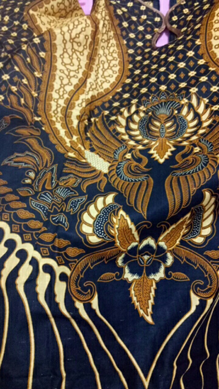 Blouse Batik Wanita Motif Merak Mahkota - Atasan Batik Modern - Size S-m-l-xl-xxl-3l-4l-5l - Kantor