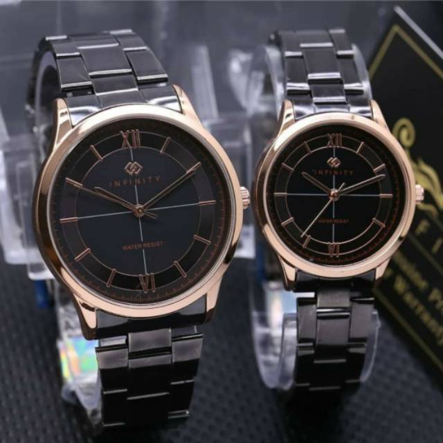 Jam tangan couple Infinity Water Resist