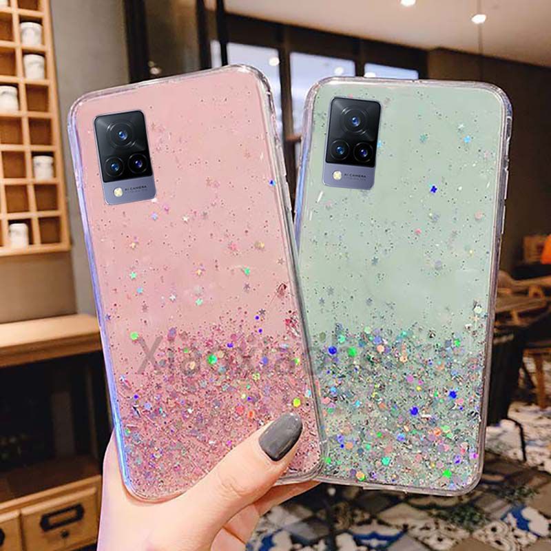 Vivo Y21 Y21S Y21A Y33S Y33T Y15S Y01 Y51 Y51A Y53S V21 5G V21 4G V23E V23 5G Casing SoftCase Tpu Bhn Premium Glitter