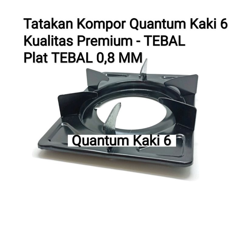 Tatakan Kompor Gas Quantum Kotak 3 Tungku / Dudukan Tungku Kompor Kaki 6 Quantum QGC