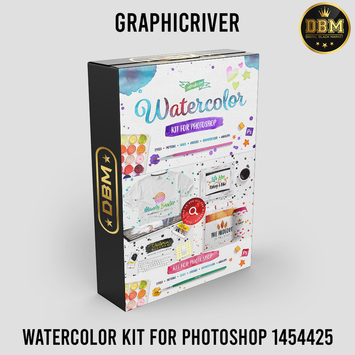 Watercolor Kit For Photoshop