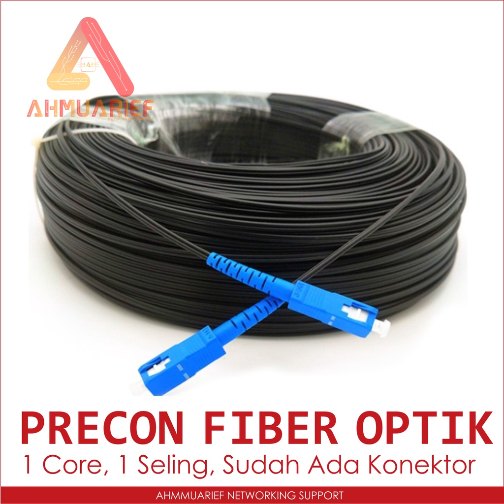 Kabel Fiber Optik Precon Optic Fiber Cable Dropcore