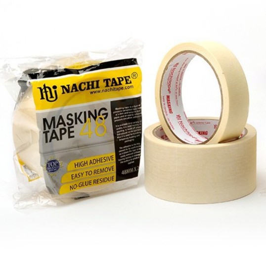 

Masking Tape Nachi 48 mm x 20 yard Isolasi Kertas Perekat solasi serbaguna