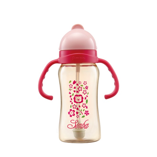 Simba PPSU Premium Sippy Cup Wild Nature 240ml Pink Merah Muda Botol Susu