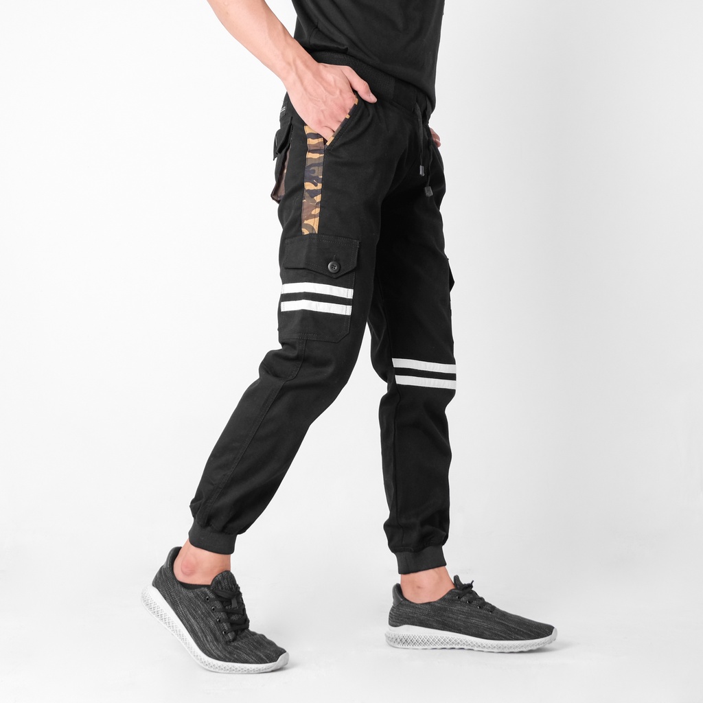 Celana Panjang Jogger Cargo Pria Premium Original