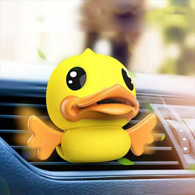 Pajangan Parfum  Mobil Dashboard Bebek Lucu - Cartoon Duckling Car Air Freshener