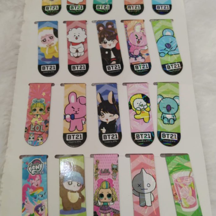 

Hari Ini Pembatas Buku Magnet Karakter Murah Isi 20Pcs Sale!!!