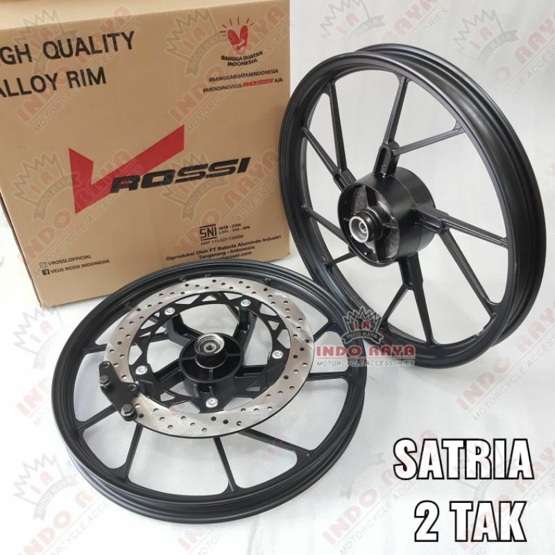 Velg velek racing rossi Satria 2 tak giga disc 140/160 17
