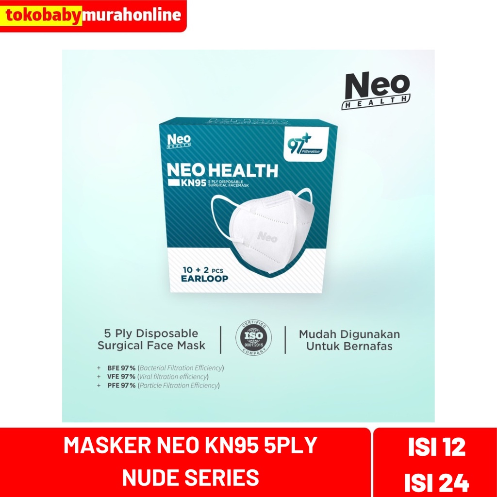 MASKER NEO HEALTH KN95 5PLY NUDE SERIES