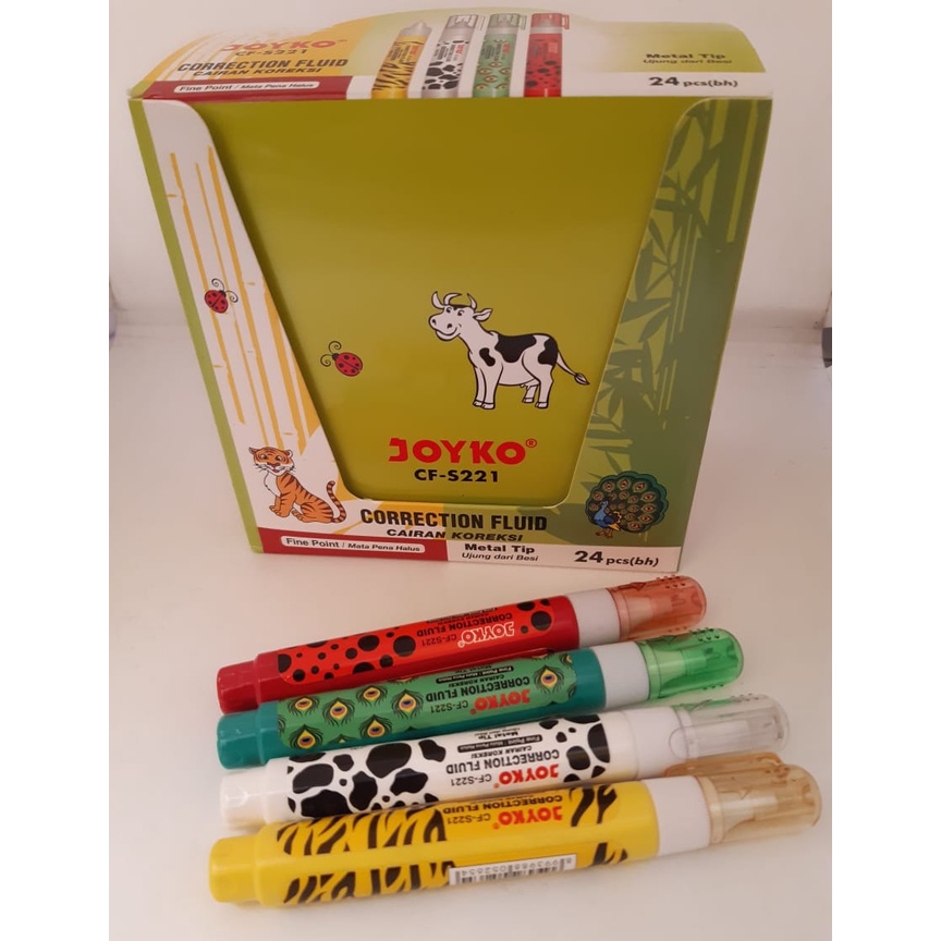 

Corection Fluid Joyko CF-S221 animal//stipo cair//tipx cair