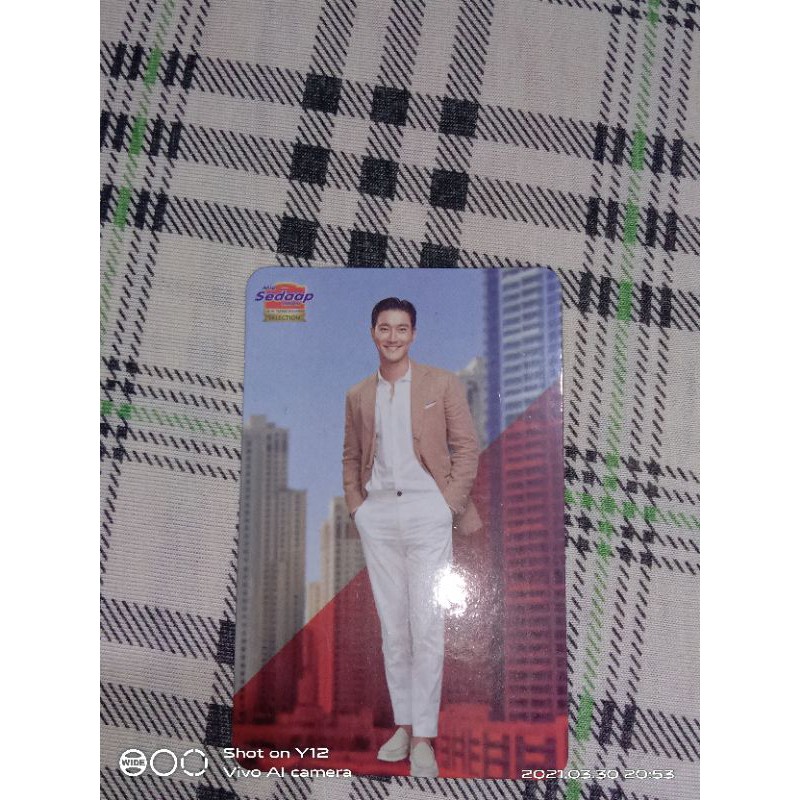 Photocard Official / PC Siwon Mie Sedaap Korea Spicy