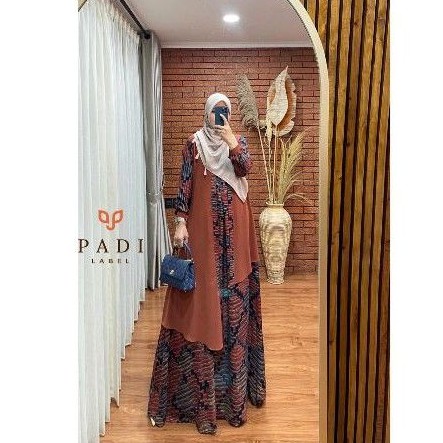 Gamis Padi Label ORIGINAL. Baru bukan preloved /Padi Label / Dlovera