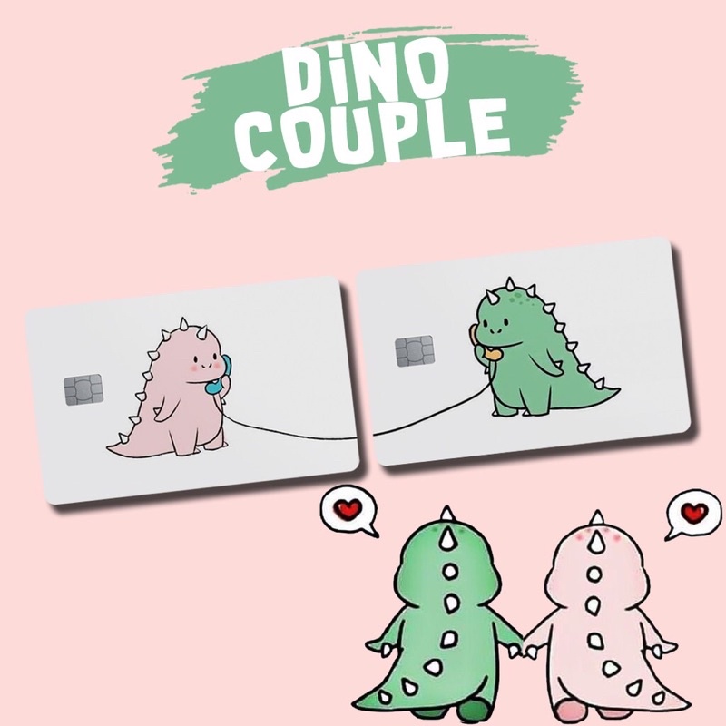 

DINO COUPLE AMONG US | STIKER ATM / GARSKIN / CREDIT CARD / E-Money / STICKER ATM / DEBIT