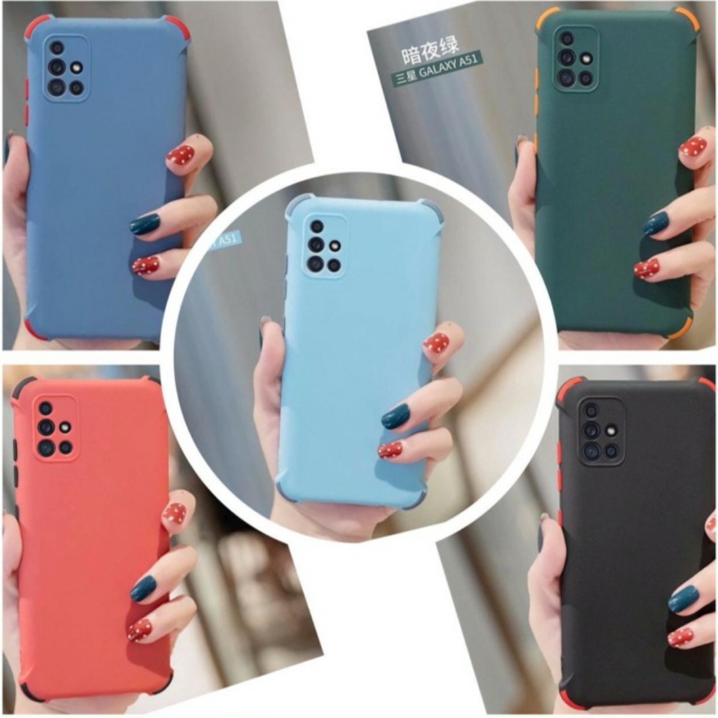 Realme C25 / Realme C15 Softcase Candy Crack Macaron 2 Tone Plus Pelindung Camera