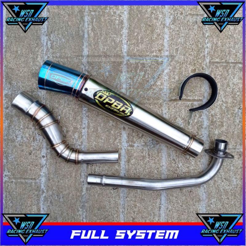 EXHAUST OPBR laser EX5/EX5 DREAM/EGO/WAVE 100/ WAVE 115/28MM MUFFLER EKZOS OPBR