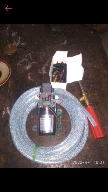 Paket Lengkap Mesin Power Sprayer Alat Cuci Ac Motor Mobil Steam