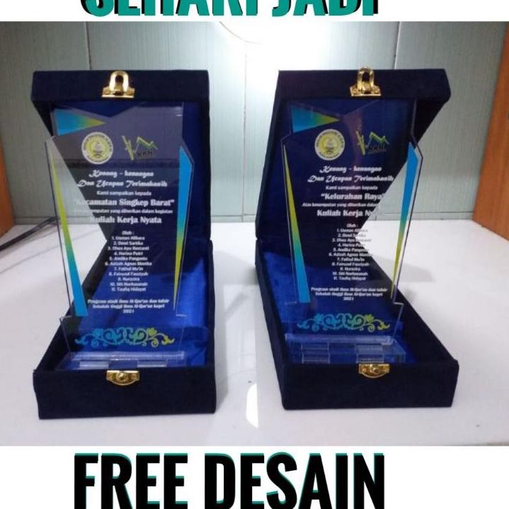 

Bisa COD Plakat Akrilik Pelakat Acrylic Kenang Kenangan Cinderamata Seminar KKN Vandel PKL Kunjungan