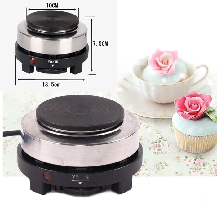 Mini Kompor Listrik 500w Coffee stove kompor travelling serbaguna 105