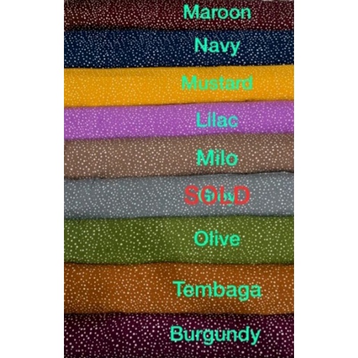 KAIN RAYON MOTIF POLKADOT