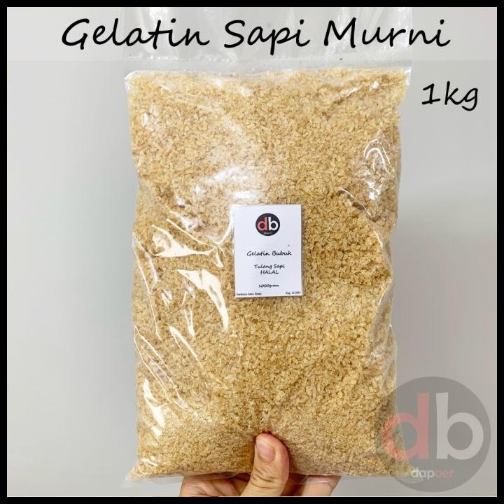 

TERBARUU!! Gelatin Sapi Halal 1kg SALE