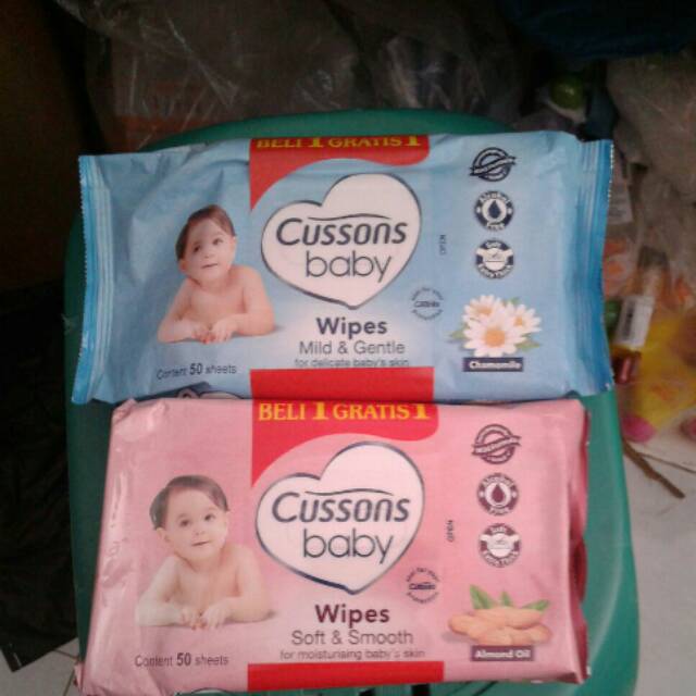 Cusson baby wipes 50's+50's