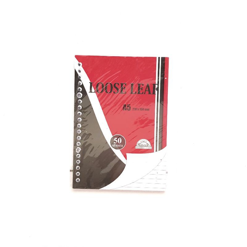 

loose leaf A5 / isi loose leaf / isi binder / loose leaf polos /loose leaf garis