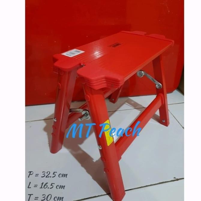 TANGGA ALUMINIUM LIPAT MULTIFUNGSI / ACE TANGGA ALUMINIUM 1 STEP STOOL