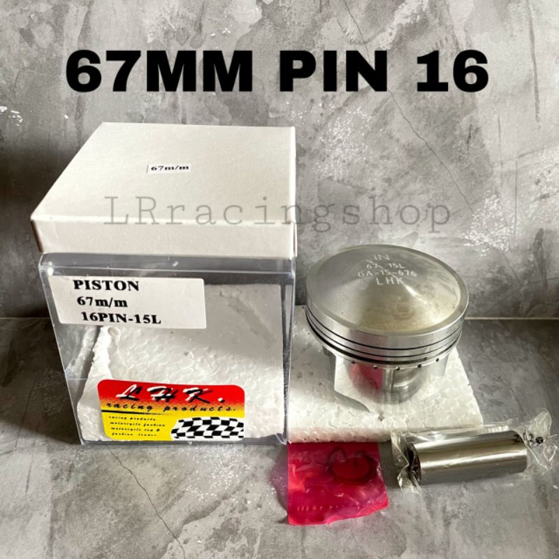 Piston LHK 67 67mm pin pen 16 set ring piston seher LHK thailand