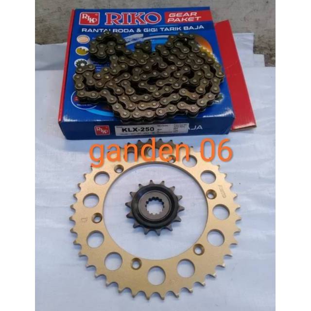 GEAR SET GIR KOMPLIT KAWASAKI KLX 250 RIKO VIETNAM