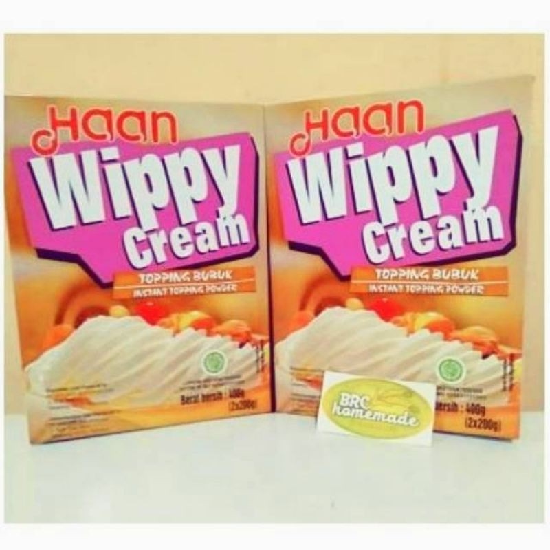 

wippy cream HAAN 400g