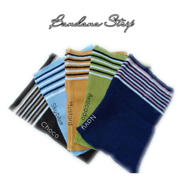 Bandana Stripe Rajut