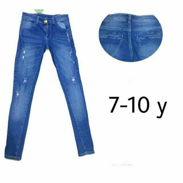 Celana Jeans Anak Cewek Sobek