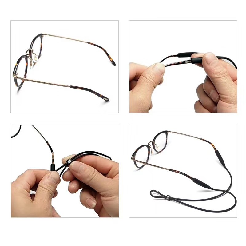Strap Tali kacamata Silikon elastis Anti Slip Best Seller Aman Untuk Olahraga -TS2
