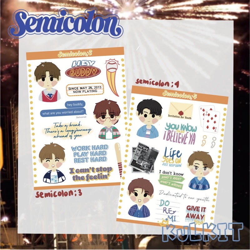 SEVENTEEN ; [Semicolon] Home;Run Special Stickers by kulkit