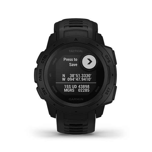 Garmin Instinct Tactical Black Garansi Resmi TAM 2 Tahun