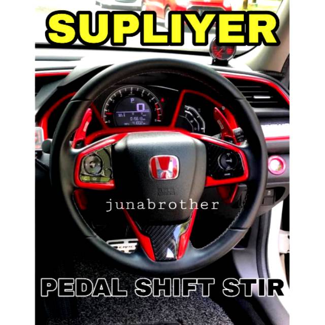 PEDAL SHIFT STIR PADDLE SHIFT STIR CIVIC FD CIVIC TURBO JAZZ BRIO BMW HONDA TANDUK STIR TARING STIR