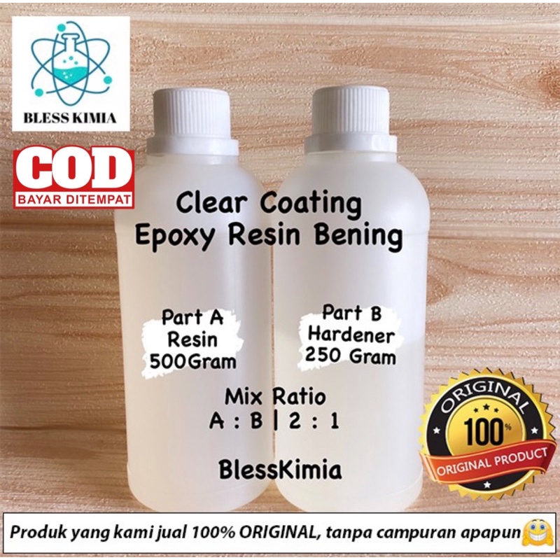 Epoxy Resin Bening 750 Gram