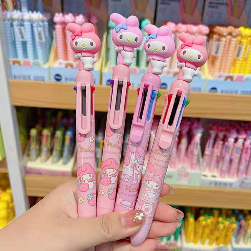 

Pen 8 Warna Melody Sanrio Pulpen Ballpoint Alat Tulis Anak