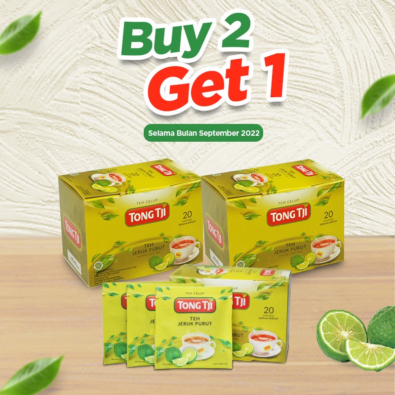 

Tong Tji Bundling Teh Jeruk Purut Beli 2 Gratis 1