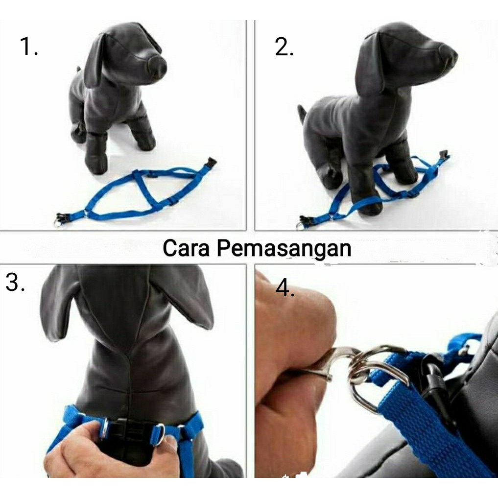 Tali Tuntun Dengan Harness Untuk Anjing dan Kucing  / Pet Cat Dog Leash